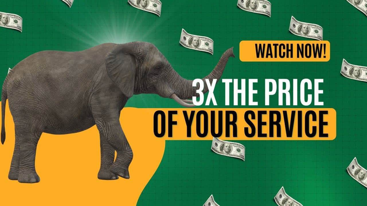 How to Charge 3X Higher Prices for Your Services