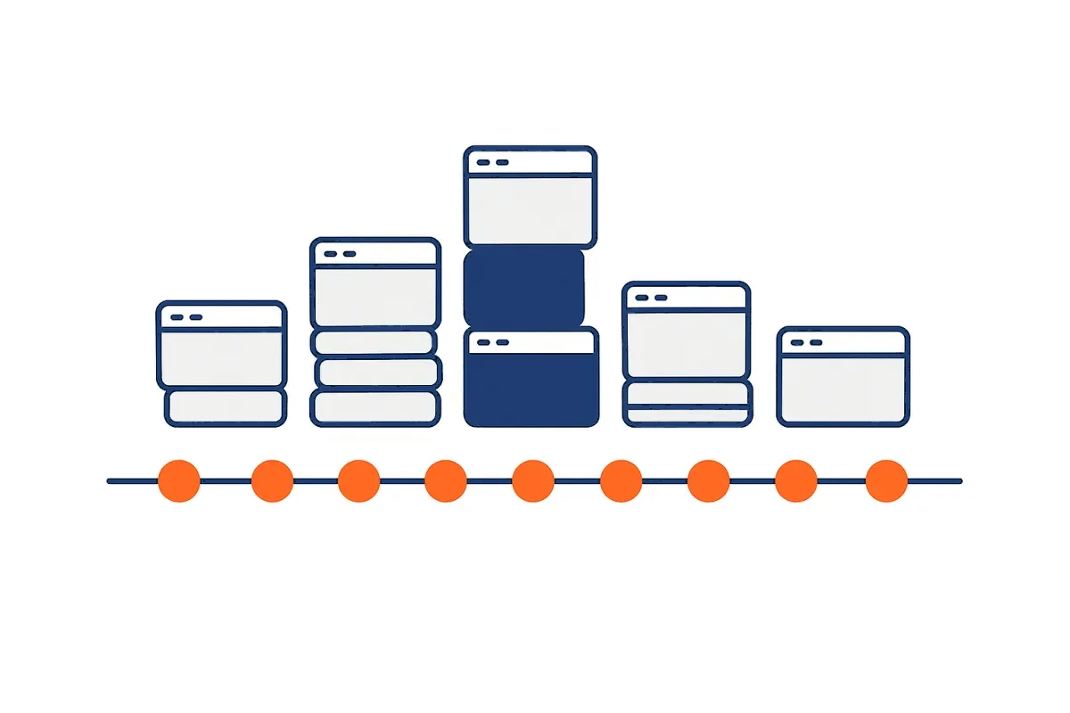 A small weekly routine for the agency's own marketing, kept up through busy delivery weeks