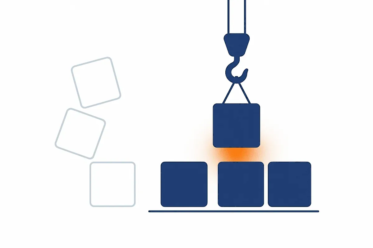 Trust, timing and framing rebuilt as three deliberate blocks
